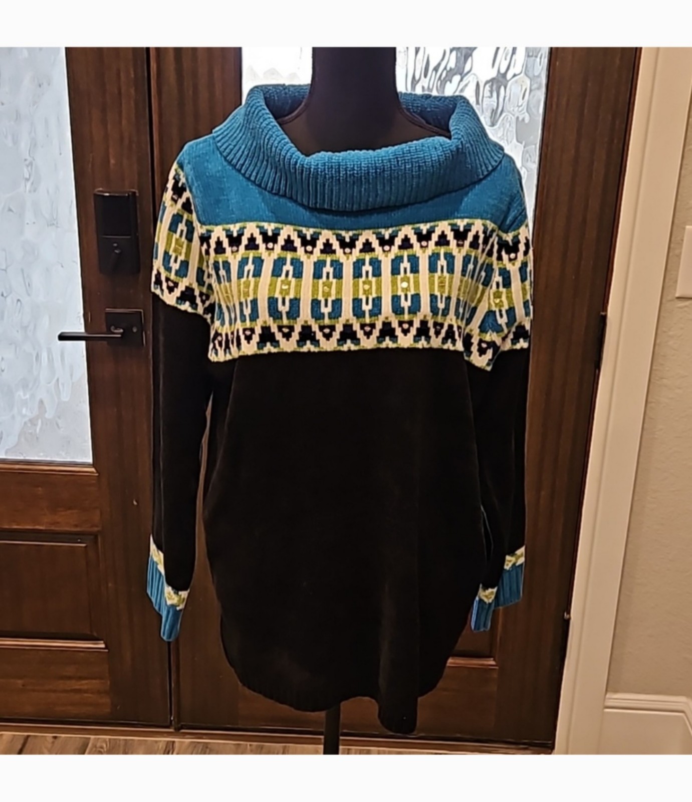 Karen Scott 90s Cowl Neck Sweater