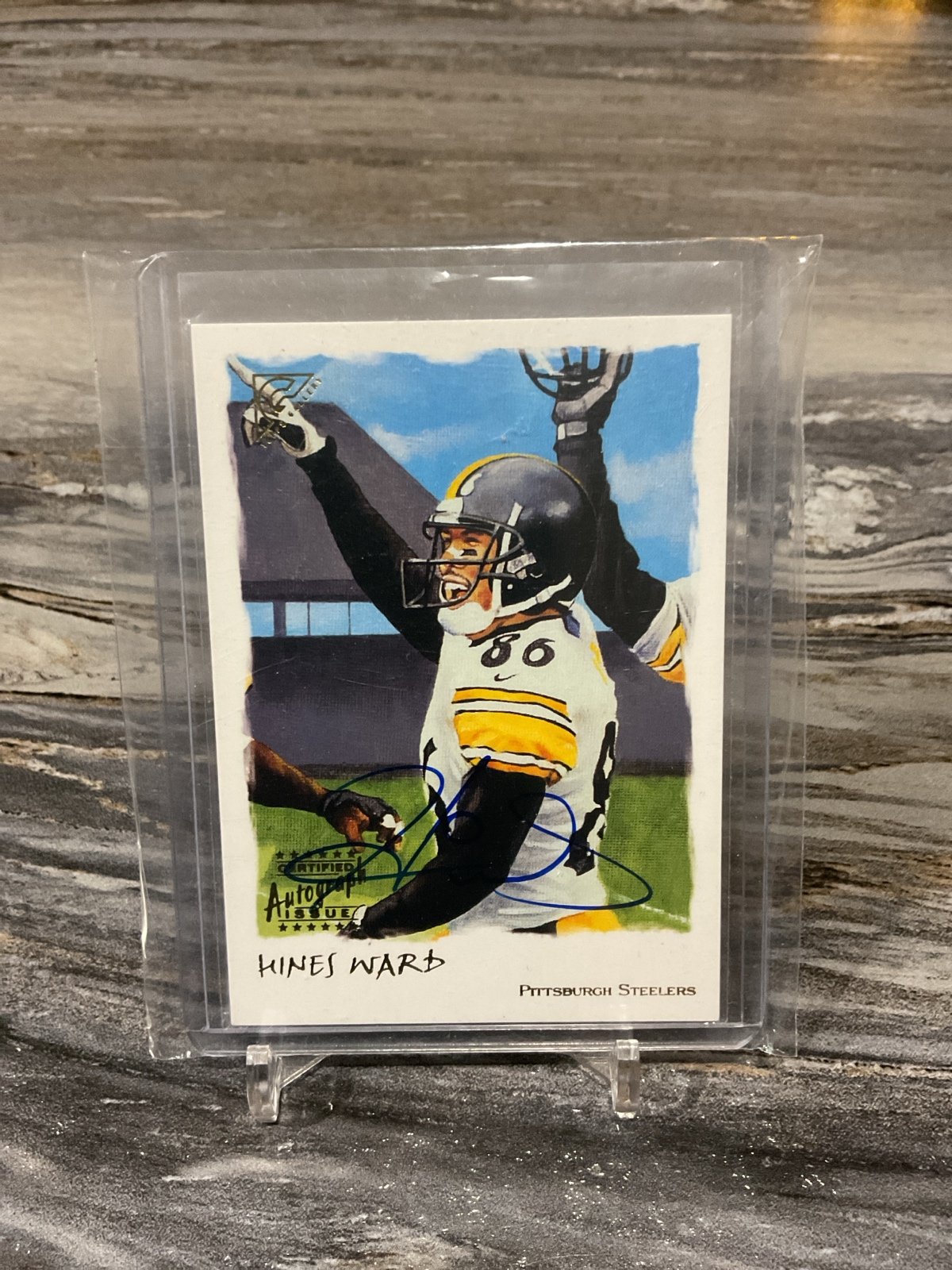 Hines Ward Autograph Card