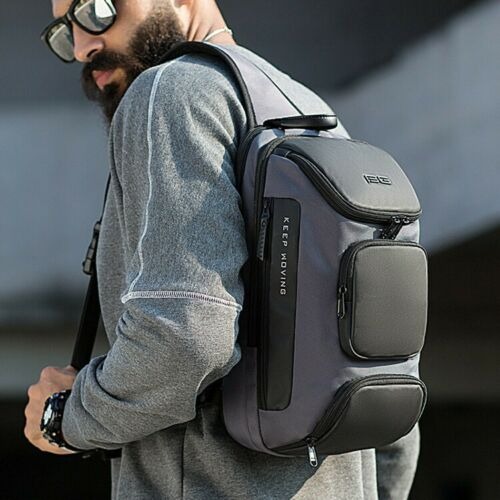 Men's Anti-theft Chest Sling Bag Crossbody Shoulder Bags Casual Daypack Backpack