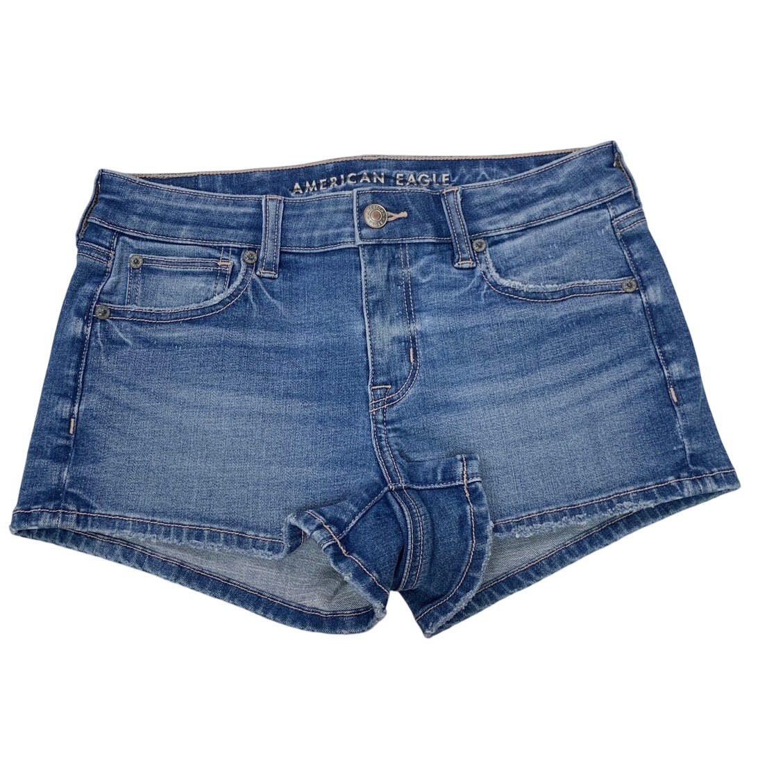 New American Eagle Womens Size 4 Next Level Stretch Shortie Denim Jean Shorts