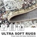 NEW 2x6 Runner Rug, Moroccan Washable Hallway Entryway Runner Rug