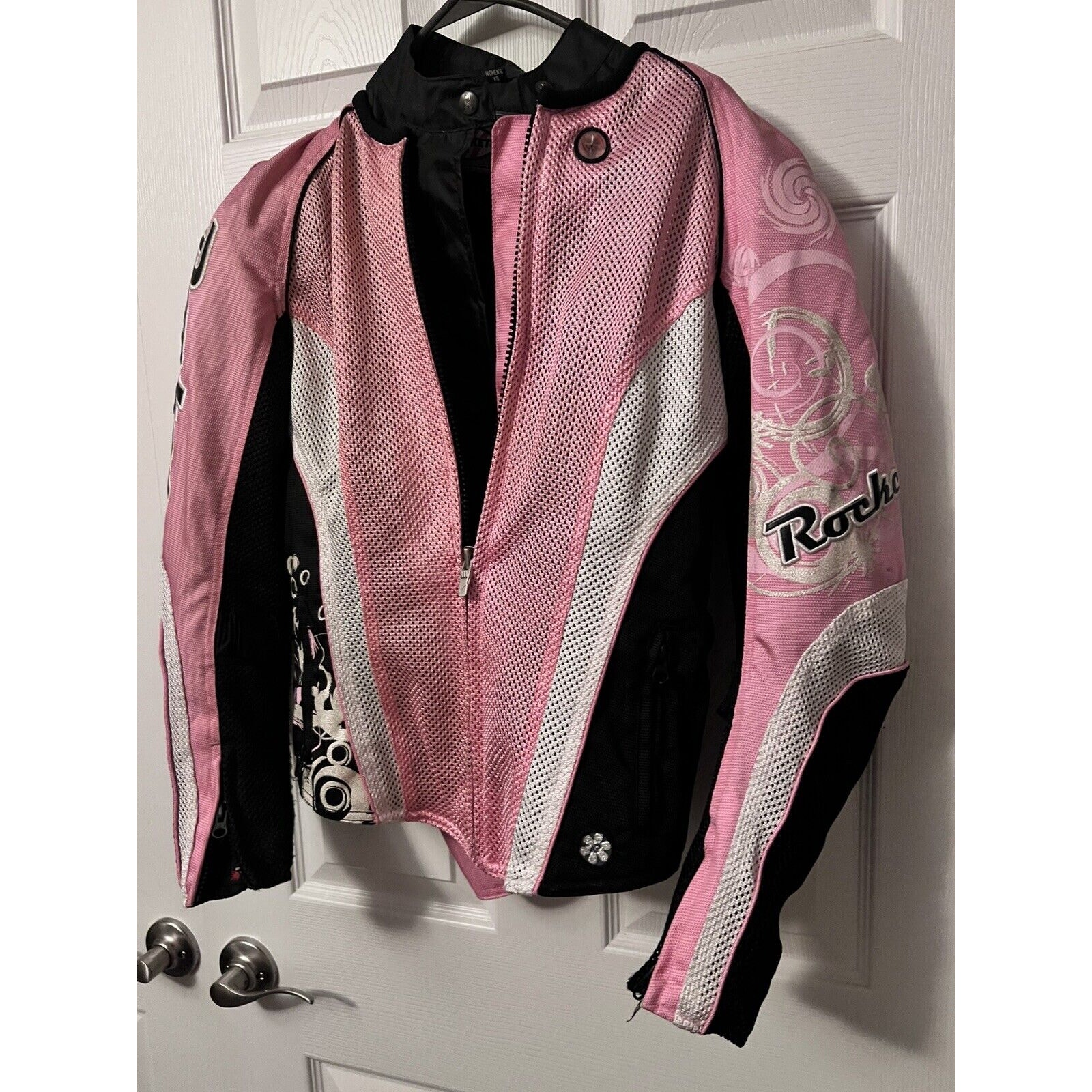 Joe Rocket Riding Pink motorcycle jacket Coat women XS extra Small