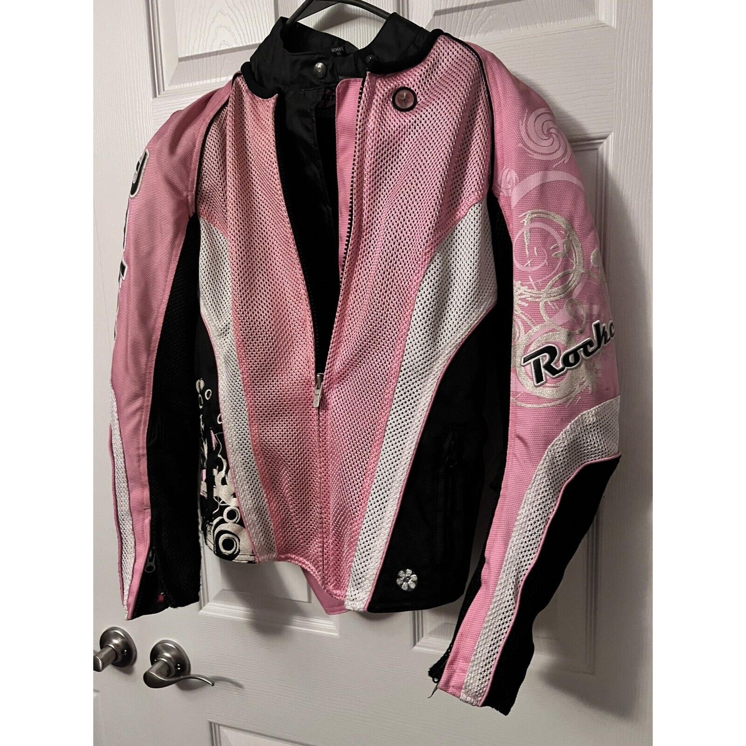 Joe Rocket Riding Pink motorcycle jacket Coat women XS extra Small