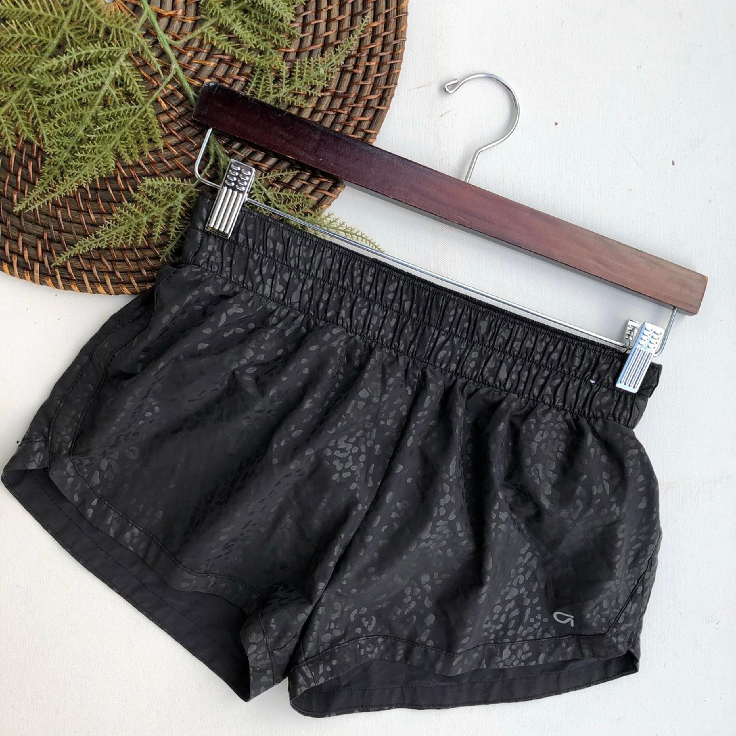 Gap Women’s Shorts Running Athletic Black Reflective XS