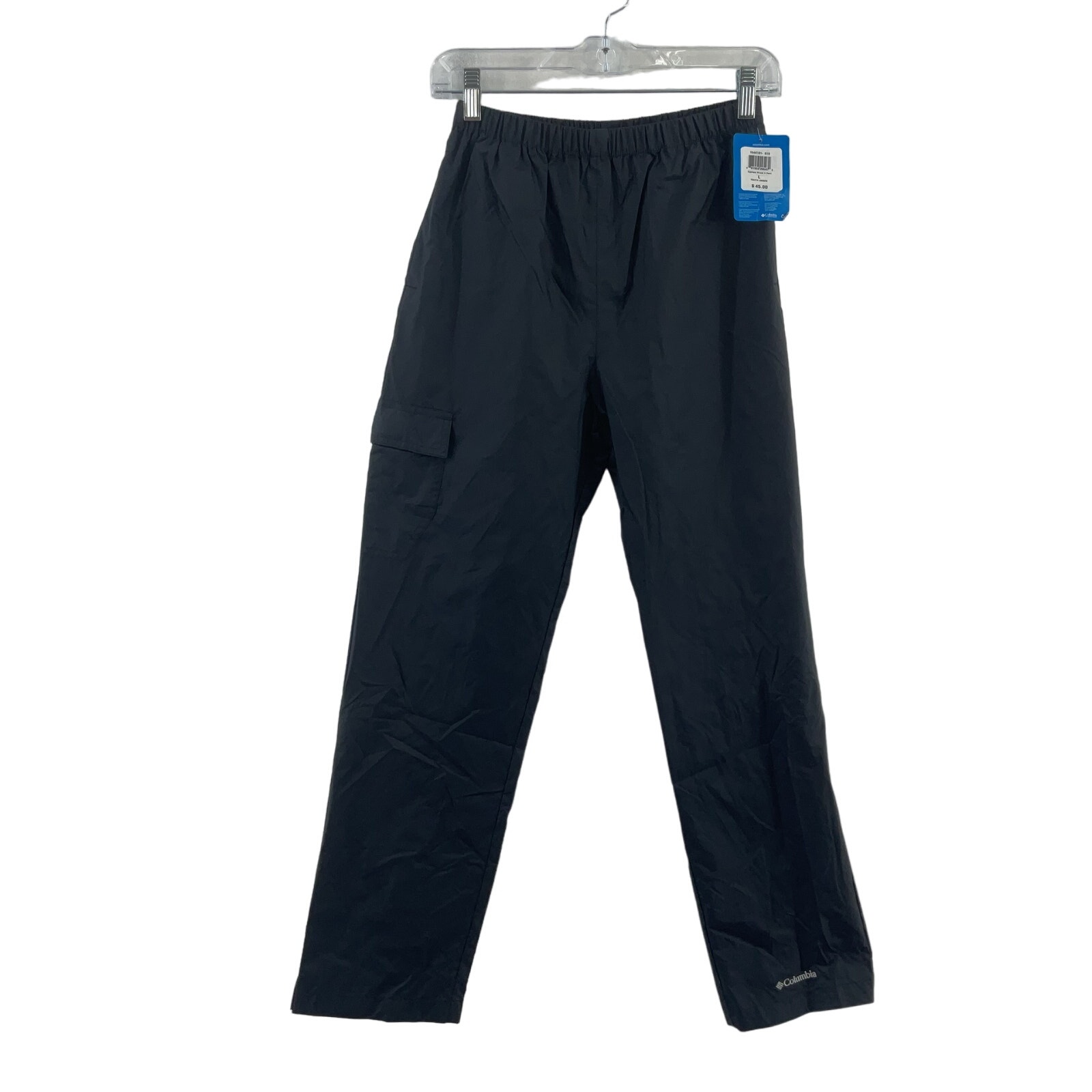 Columbia Unisex Kids' Black Nylon Sweatpants Running Pants Size Large NWT