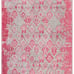 Alfa Rich 4x6 Area Rugs, Pink Grey Rug, Reversible Cotton Pet Friendly Washable