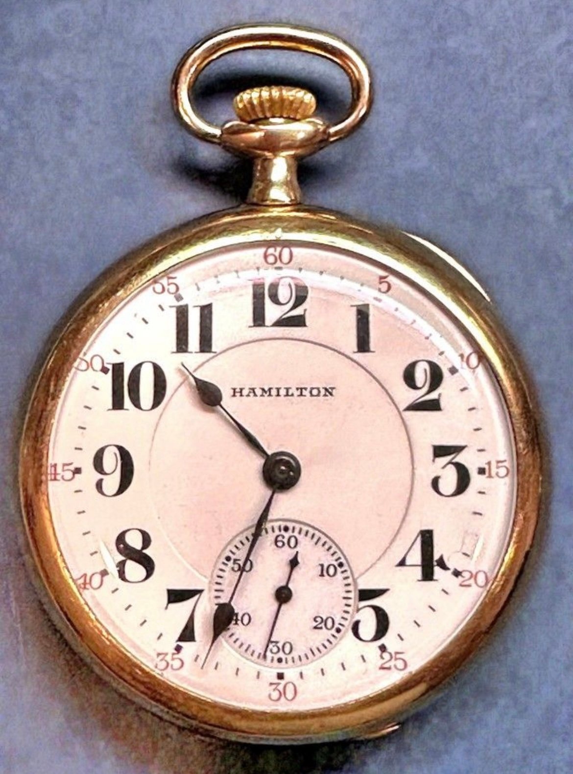 Highly Desirable 1920 Hamilton Watch Co. 16s, 17j Pocket Watch