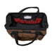 Wolverine 29-Pocket Tool Bag 15” Chestnut 19L Reinforced Base Interior ID Labe