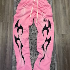 Hellstar pink future flame pants