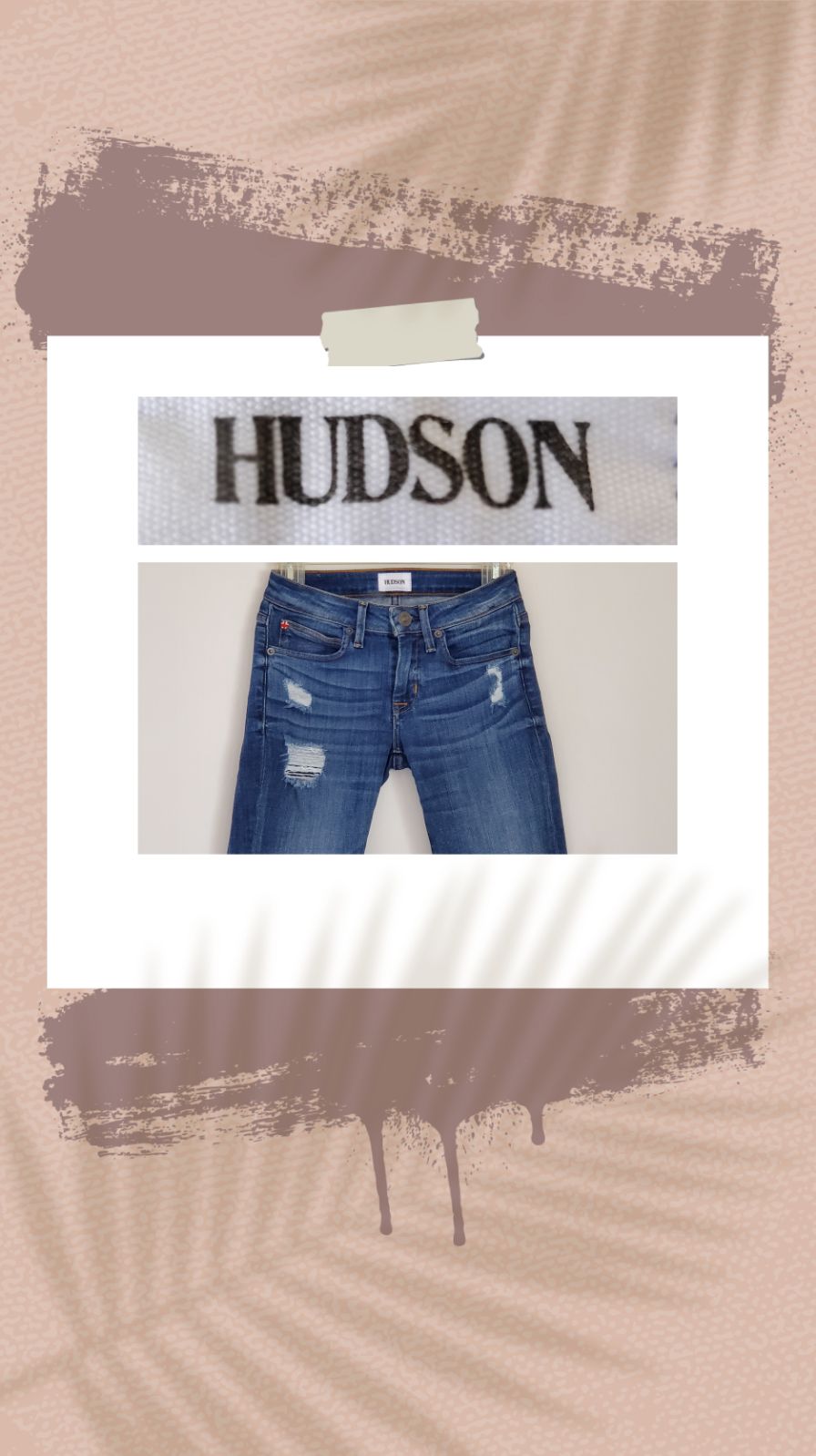 Hudson Viceroy Medium Wash Knee Short