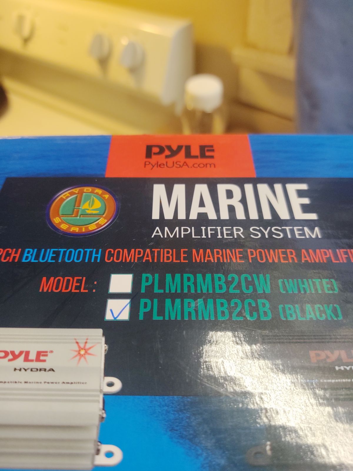 Pyle blue tooth amplifier in the box