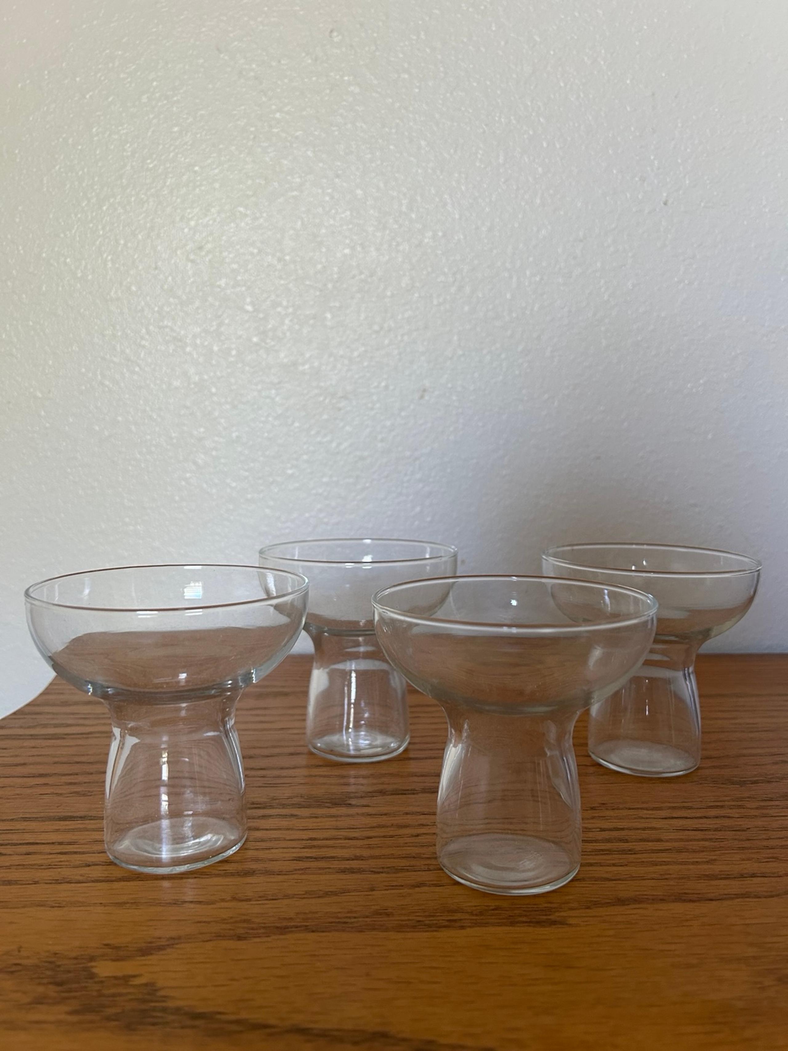 Vintage Margarita Glasses - set of 4 - Libbey