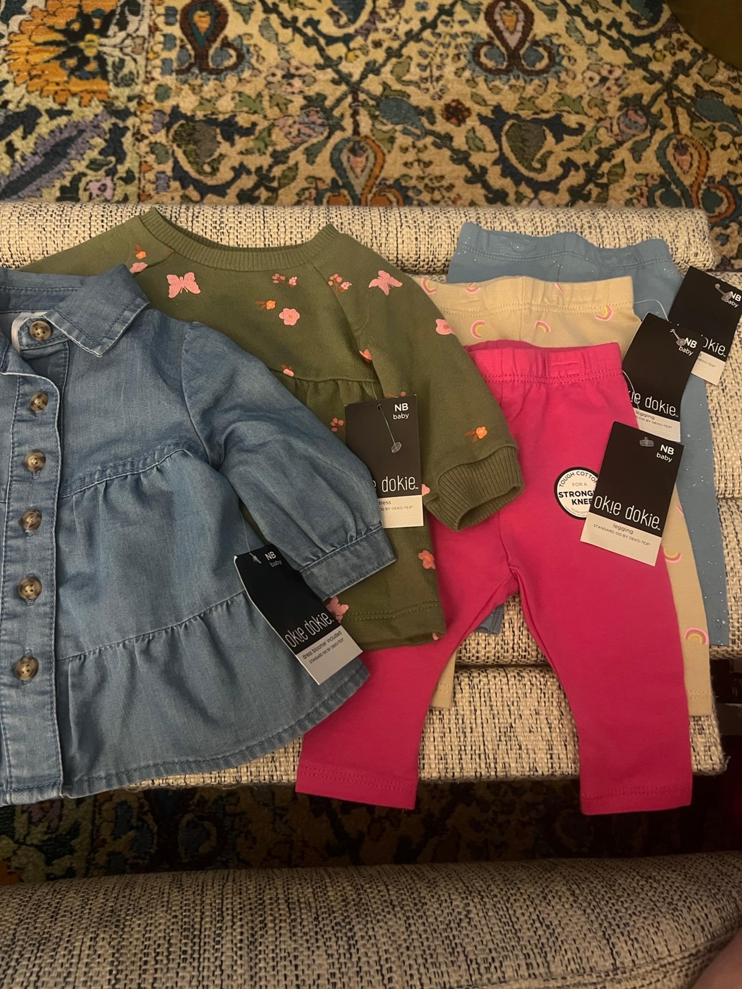 NWT Newborn Baby Girl Clothing Bundle