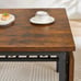 Folding Dining Table, Drop Leaf Dining Table, Extendable Table for 2-4 People