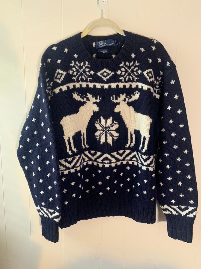 Polo ralph lauren hand knit sweater