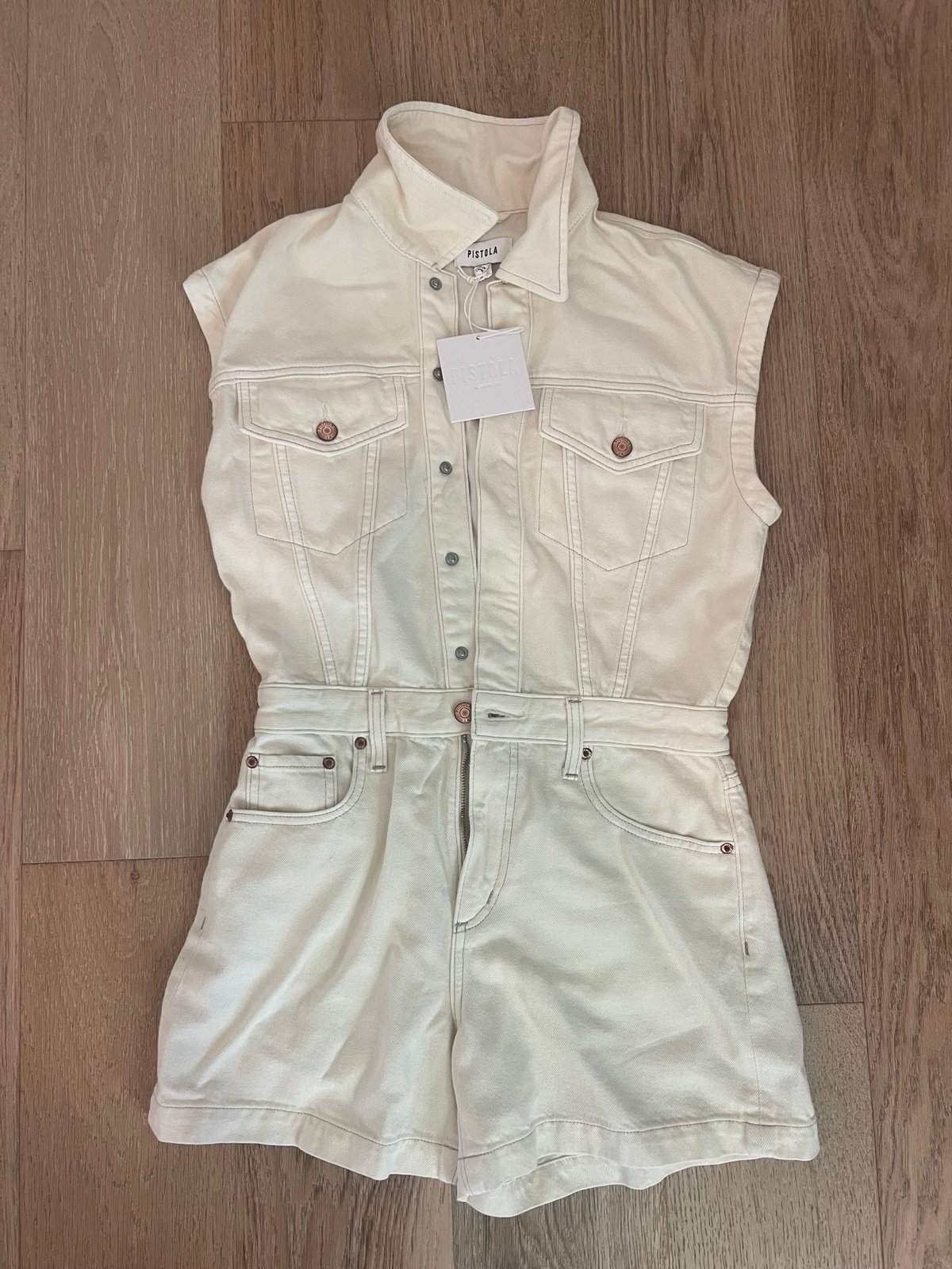 Pistola Denim Romper