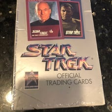 1991 sealed Star Trek Official trading cards