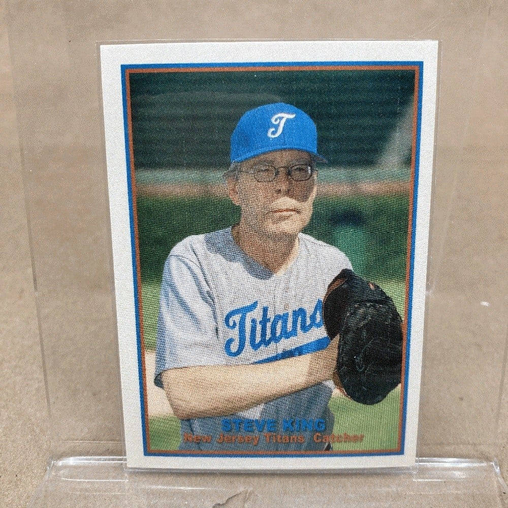 Stephen King Baseball Card (Blockade Billy Limited Edition, Stadium Card ONLY)