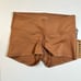 NWT NOBULL Women’s Low Rise Matte 2” Bike Short - Camel Brown - Size XS