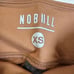 NWT NOBULL Women’s Low Rise Matte 2” Bike Short - Camel Brown - Size XS