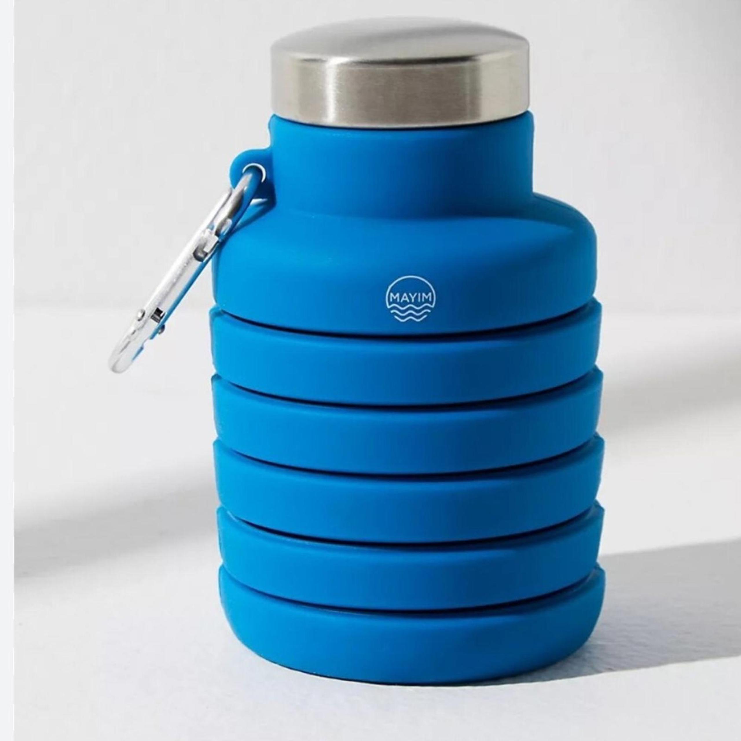 FP Movement Exclusive 24oz Collapsible Carabiner Bottle - Cobalt Blue