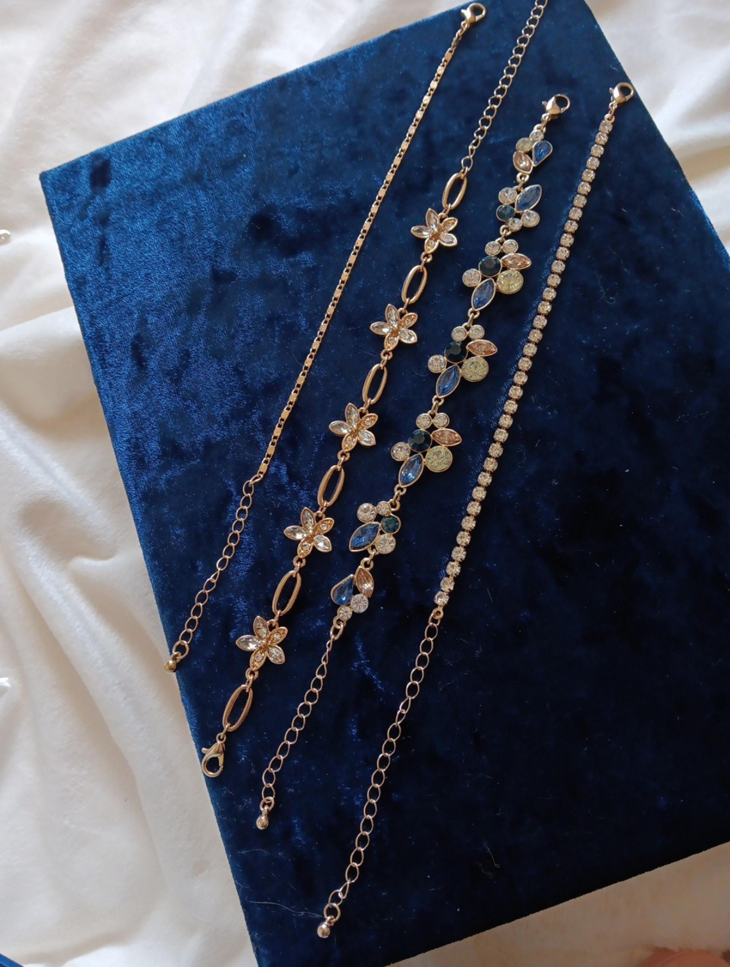 Real gold plated  bracelet set 4