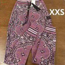 XXS Purple AMIRI SPACE DYE BANDANA PANTS