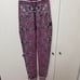 XXS Purple AMIRI SPACE DYE BANDANA PANTS