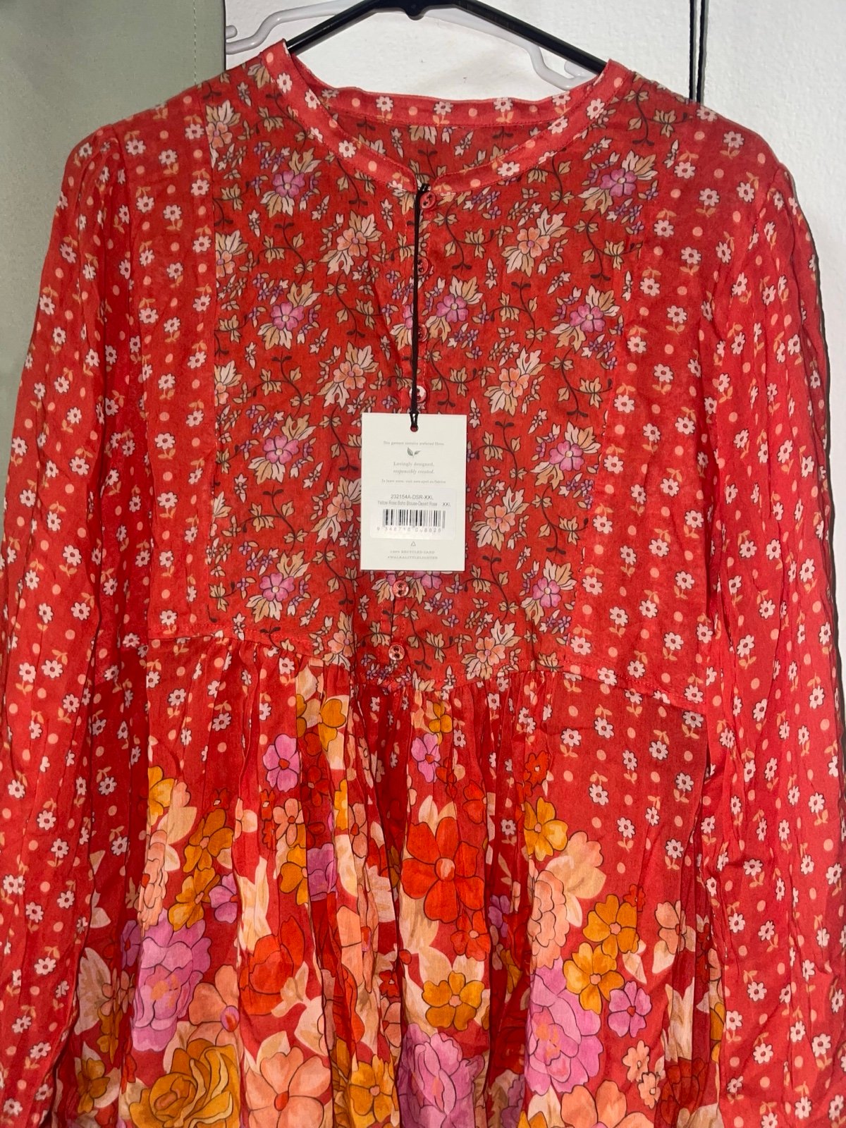 spell yellow rose boho blouse desert rose