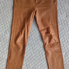 Women's 100% Lamb skin pants! Frame Le High Skinny brand Size 6-8US High waisted