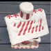 Christmas Ceramic Gingerbread House Cookie Jar Peppermint Candy 10” X9.5”x8”