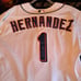Mets Anderson Hernandez Autographed Game Worn Jersey