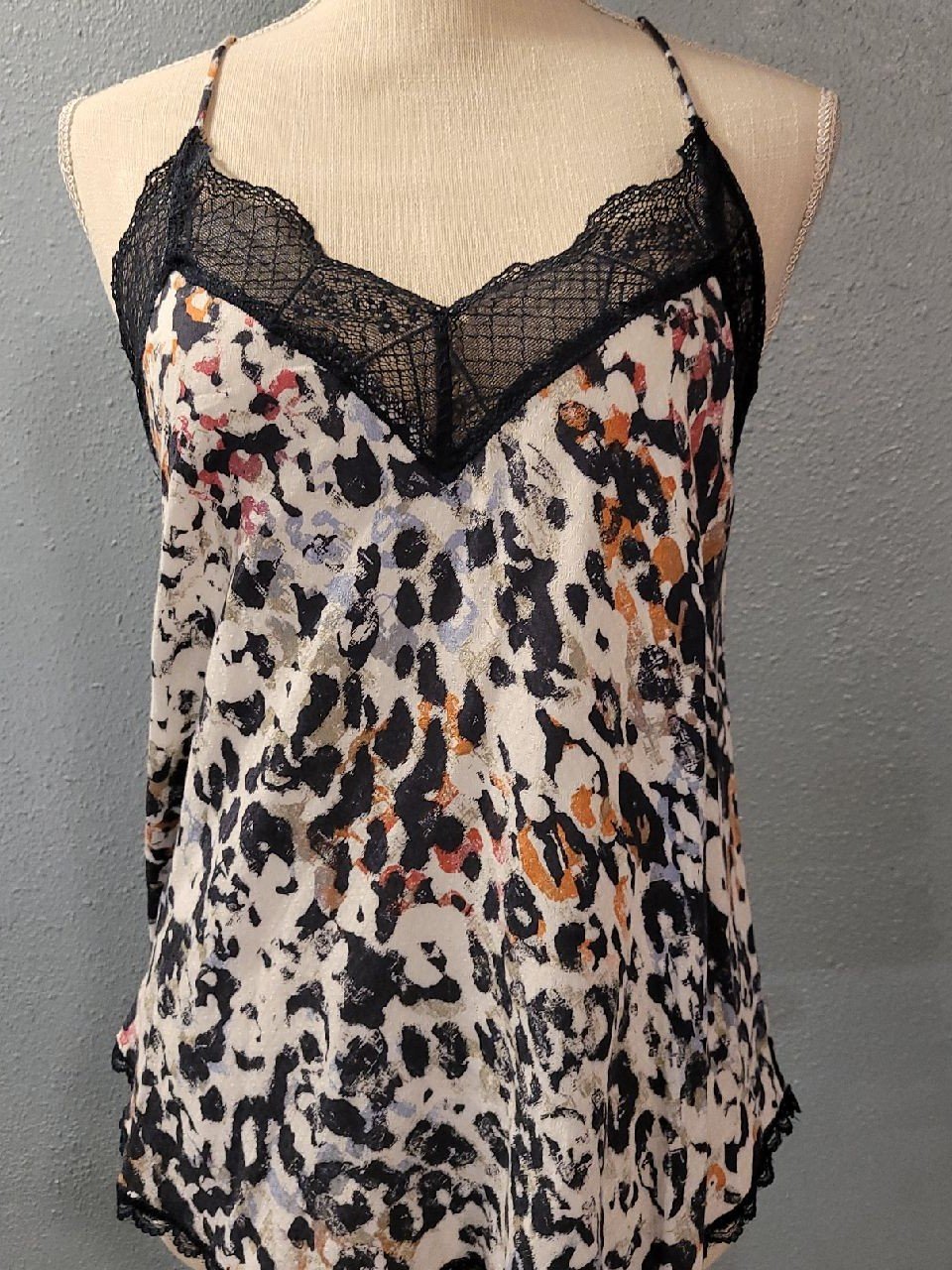 Boutique Colorful Cheetah print Cami sz s