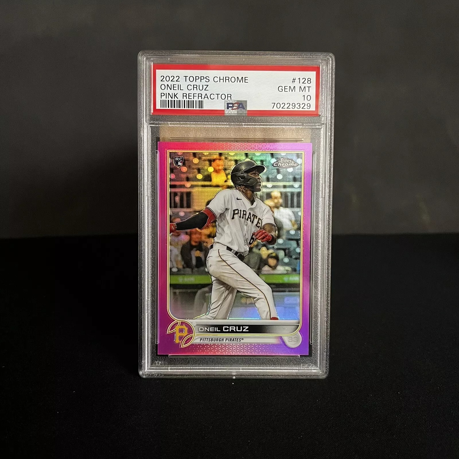 Oneil Cruz Rookie RC PSA 10 2022 Topps Chrome Pink Refractor