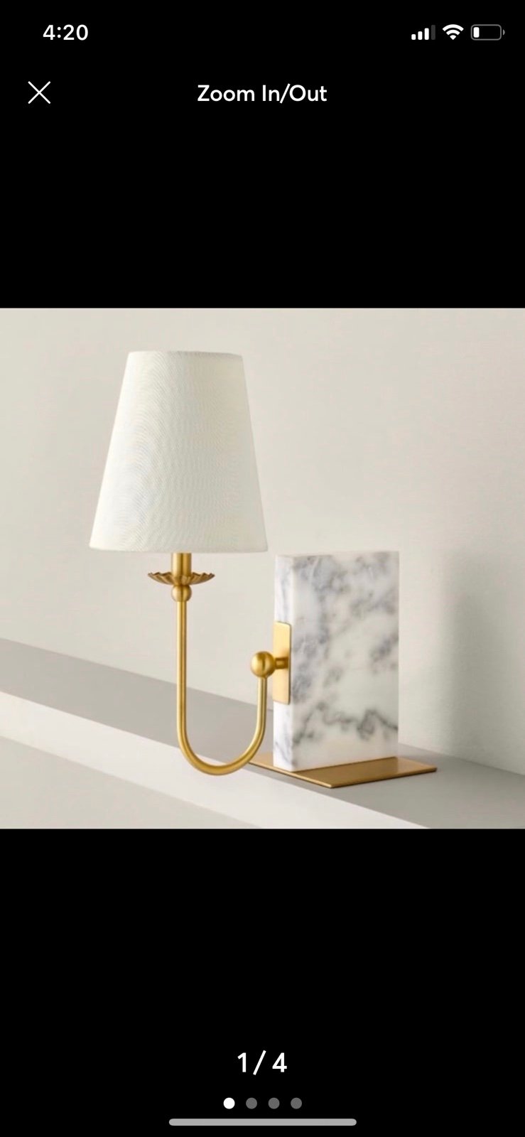 Target Hearth & Hand Marble Self Lamp