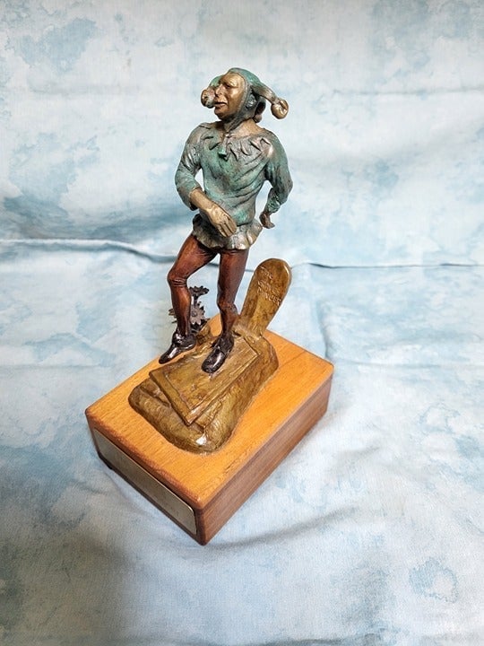 YEAR OF THE GRAVE DANCER BRONZE STATUE BY MICHAEL SPEAKER 276/1000 SIGNED
