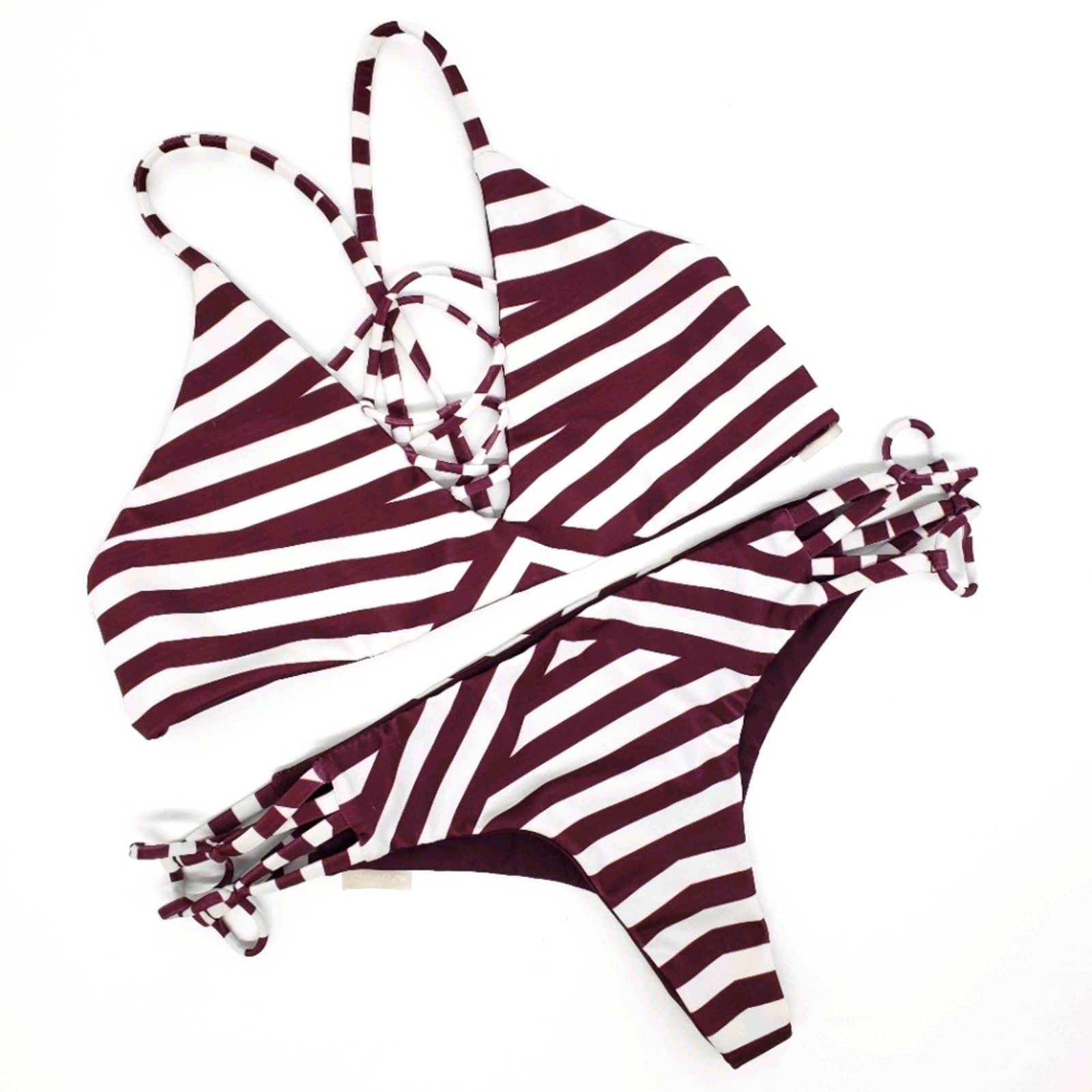Ola Feroz Cuyagua in Oronoco maroon stripe…