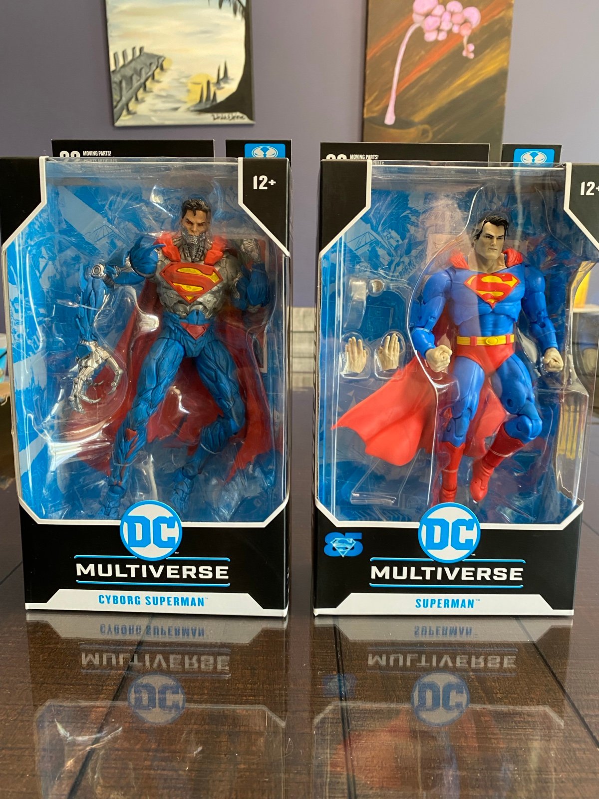 Mcfarlane DC Multiverse cyborg and hush superman lot
