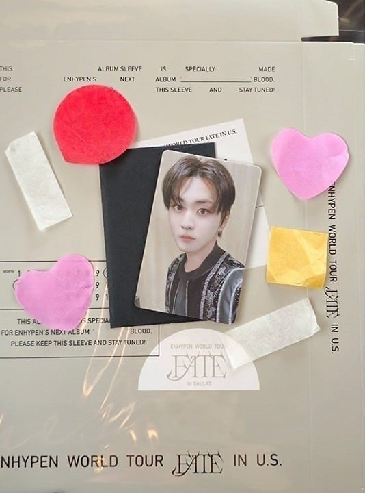 Enhypen World Tour Fate In US Exclusive Lucky Draw Jay