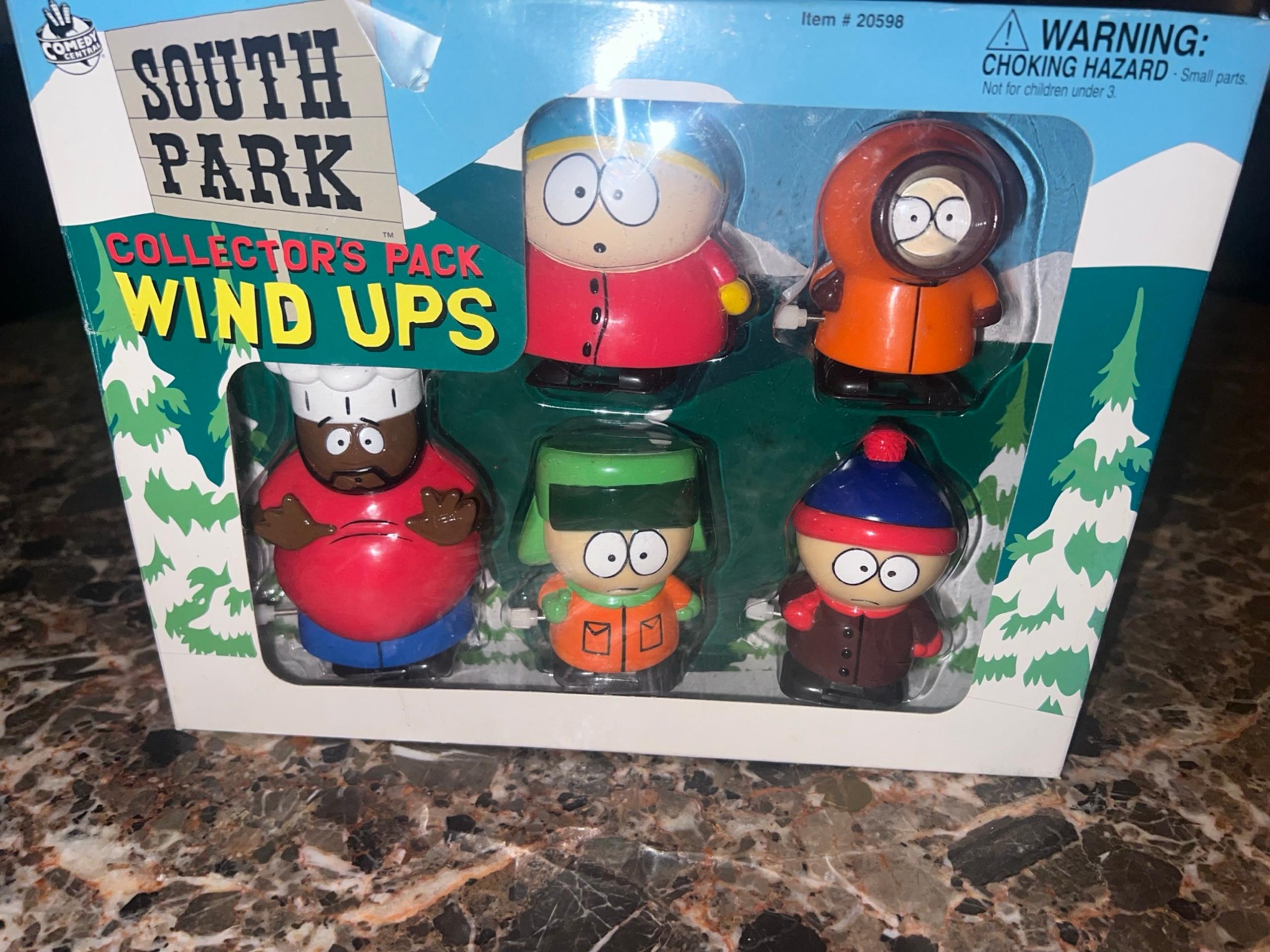 New Vintage 1998 South Park Collector's Pack Wind Ups Action Figures Works