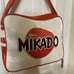 Glico Mikado Red & White Vinyl Carry On Bag - Pocky - Japanese Company Merch