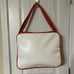 Glico Mikado Red & White Vinyl Carry On Bag - Pocky - Japanese Company Merch