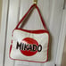 Glico Mikado Red & White Vinyl Carry On Bag - Pocky - Japanese Company Merch