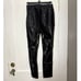 Abercrombie and Fitch Faux Leather Black Skinny Pants Size 25/0