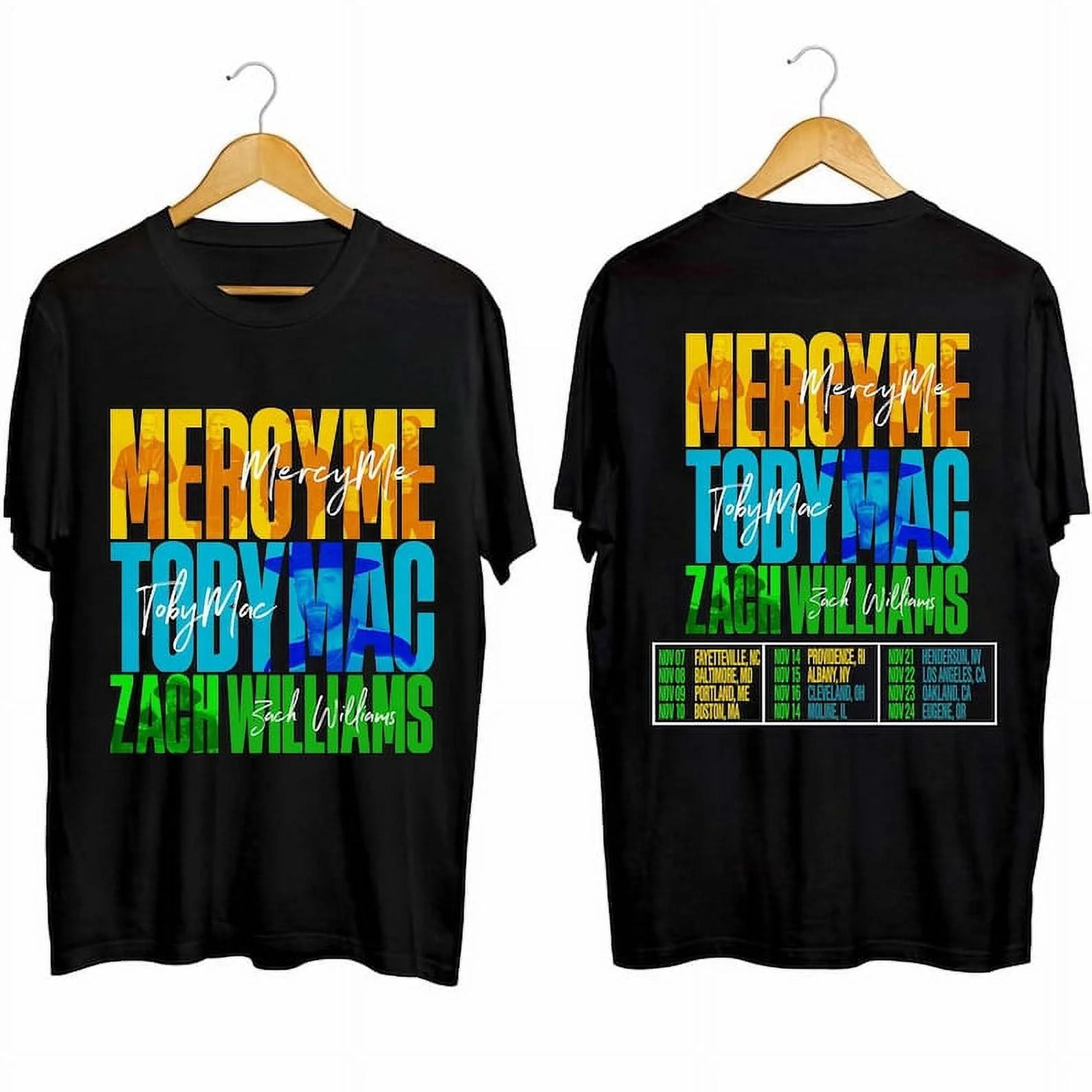 TobyMac MercyMe Zach Williams 2023 Tour T-Shirt, Same Day Free Shipping!!