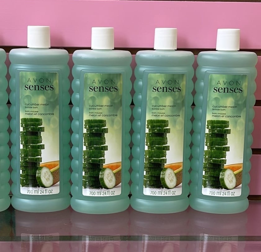 4, Avon Senses Cucumber Melon Bubble