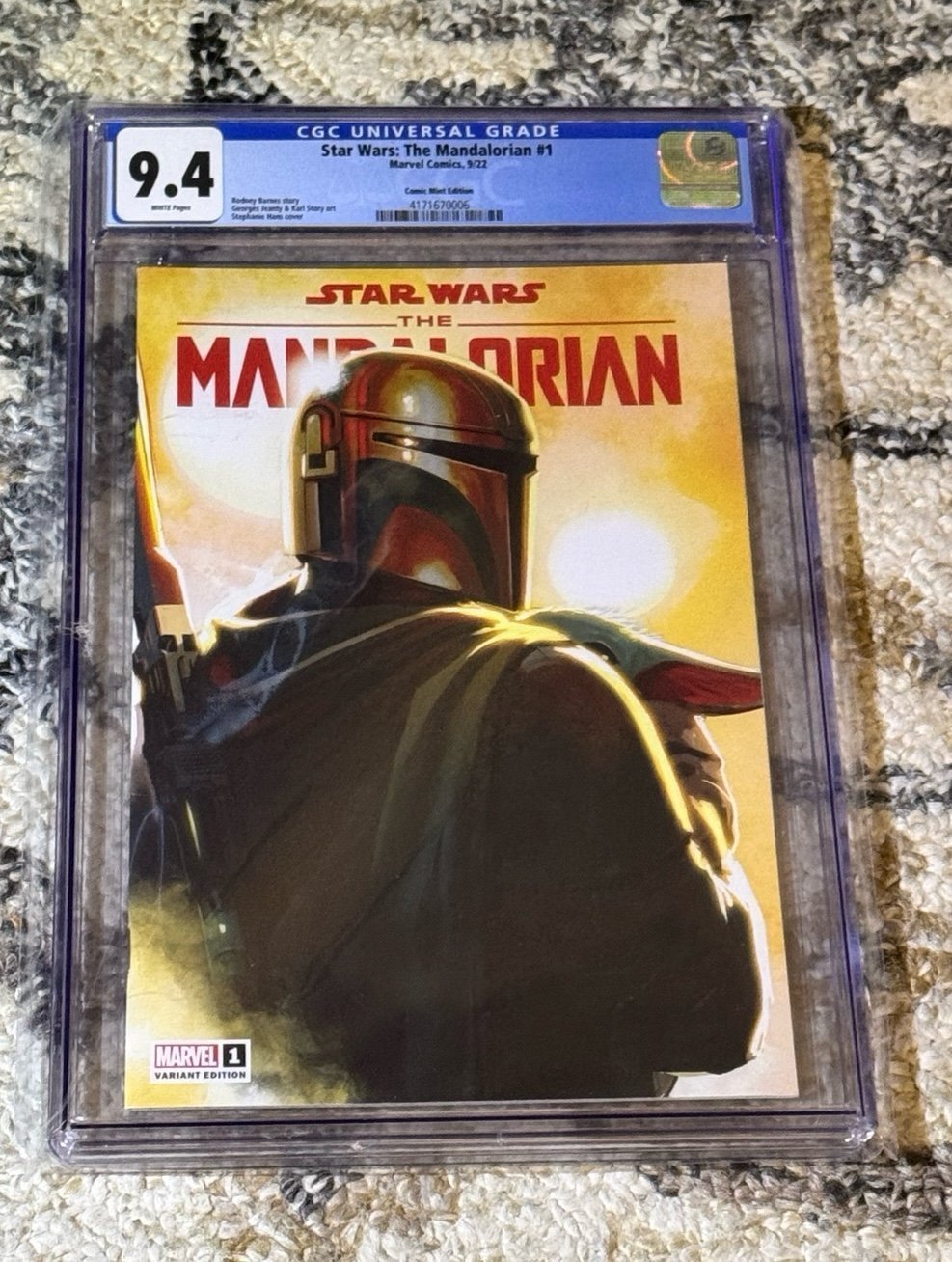 Mandalorian #1 GRADED 9.4 variant edition