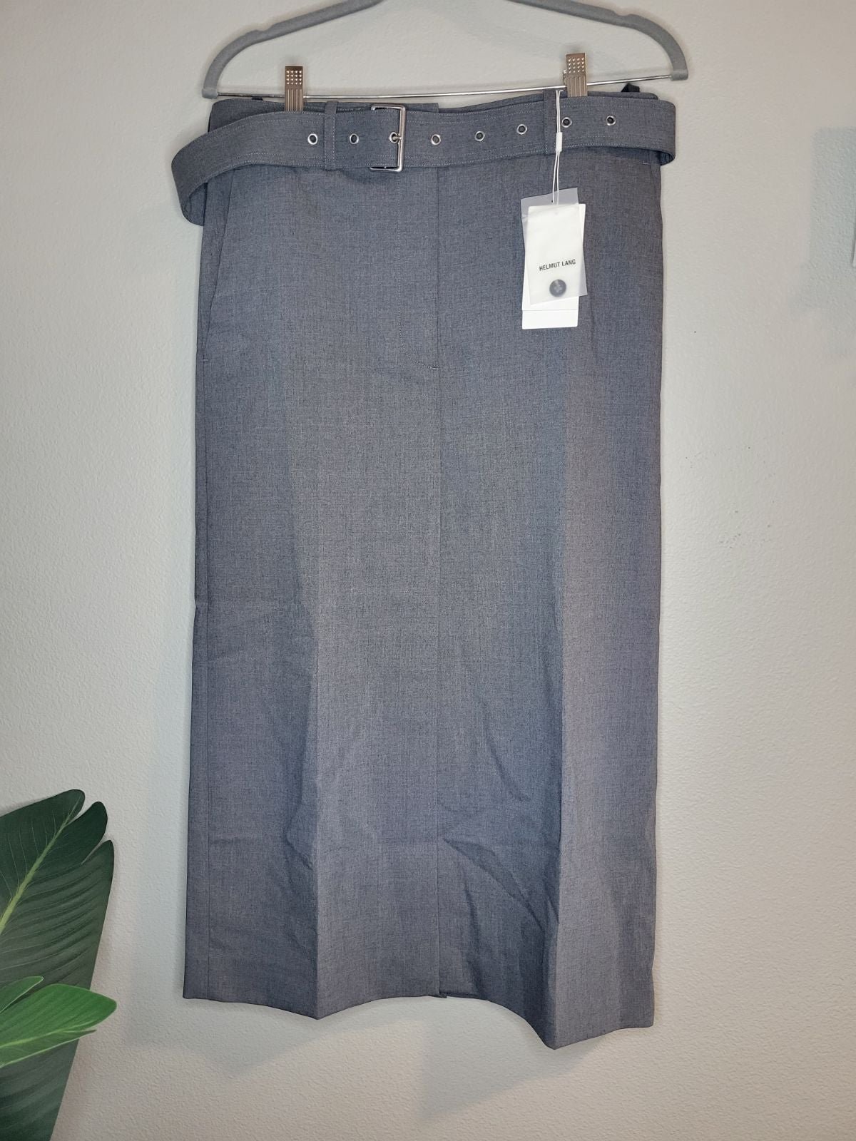425 Helmut Lang Wool Trouser Skirt size 6