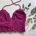 Handmade crochet halter top