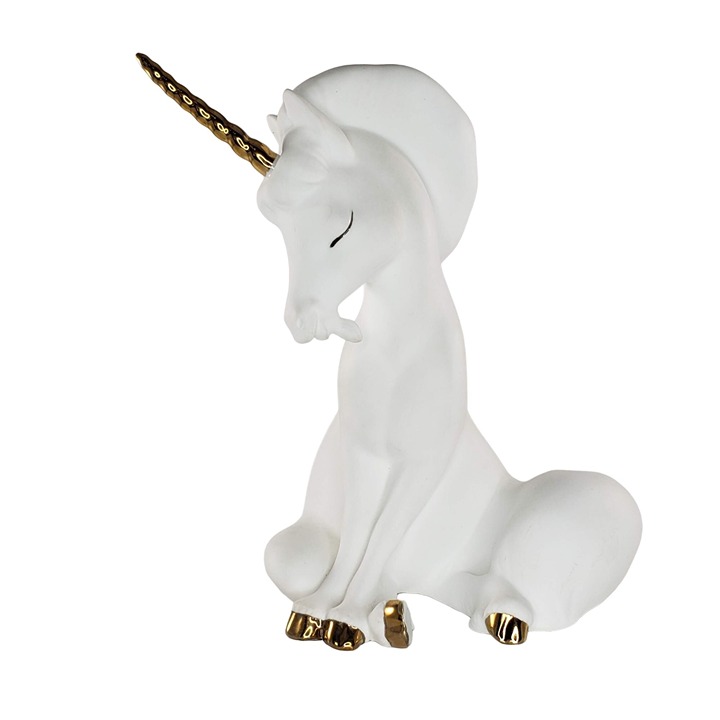 Freeman McFarlin George Good Unicorn Sitting Figurine RARE HTF